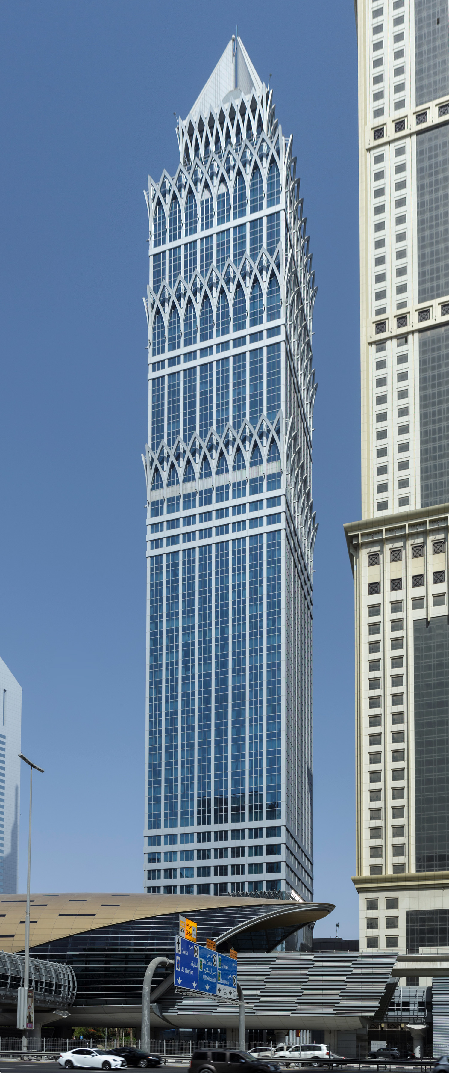 The Tower, Dubai - View across Sheikh Zayed Road. © Mathias Beinling